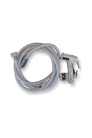 Tekne Ve Karavan Dış Duş Seti, 2.5 Metre Hortum Krom Hortum