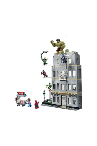 LEGO® ǀ Marvel Örümcek Adam ve Hulk’ın Destansı Çarpışması 76350 - 8+ Yaş için 6 Karakter İçeren Oyuncak Yapım Seti (534 Parça)