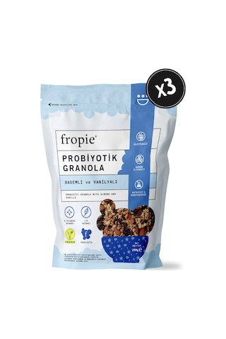 Fropie Badem & Vanilya Probiyotik Granola 3 x 200 G