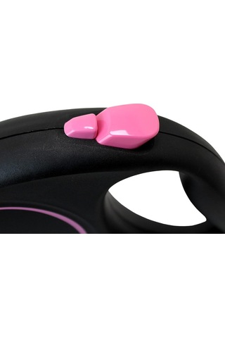 Flexi Black Design M Beden Pembe 5mt Şerit Tasma Genel