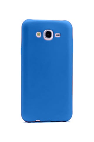 Samsung Galaxy Uyumlu J7 Core (J701) Arka Kapak Silikon Kılıf + Temperli Cam Ekran Koruyucu