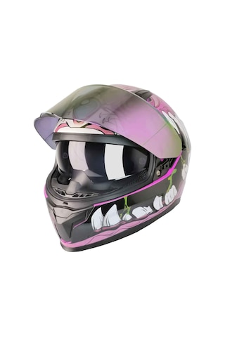Mts M-910 Lady Kapalı Horus Lady Motosiklet Kaskı