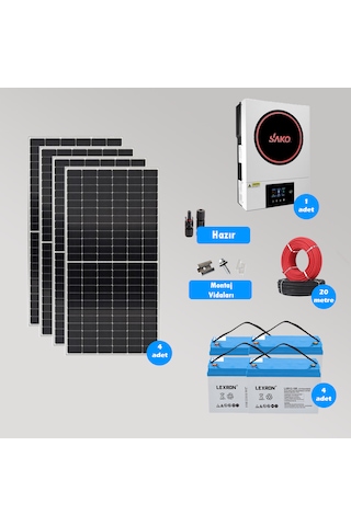 Cks Enerjı 6.2 Kw Hazır Solar Paket Kolay Kurulumm Minimum Paket