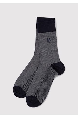 Mavi - Baskılı Lacivert Soket Çorap 091760-28417 Lacivert (319697761) Lacivert