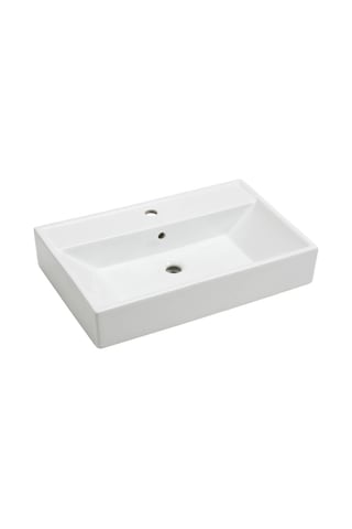 Ece Banyo - Sekura Desing Tezgah Üstü Lavabo 70 Cm Beyaz - 7728
