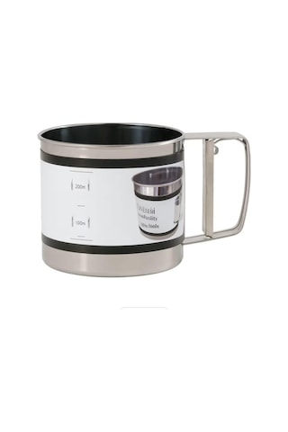 Paslanmaz Çelik Un Ve Pudra Şekeri Eleği Tek Elle Kullanılan Otomatik Elek, 3 Fincan Kapasiteli Flour Sifter, İ Çok Renkli