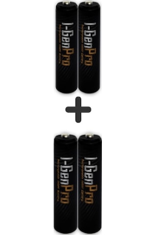 I-gen P176 2 Adet Aa Pro 2950 Mah Şarjlı Kalem Pil + 2 Adet Aaa Pro 1100 Mah Şarjlı İnce Kalem Pil 1.2v Nı-mh