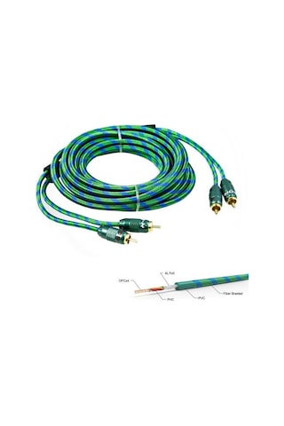 For-X Anfi Kablo 2Rca 2Rca 5 Metre Bakır X-1122G