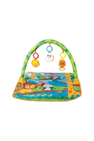 Babies Baby Play Neşeli Dostlar 63X80 Cm Çıngıraklı Oyun Halısı