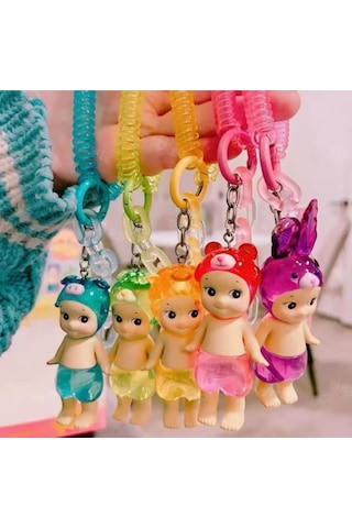 Sony Angel Anahtarlık Büyük Boy Sürpriz Kutulu Yeni Nesil Labubu Tarz Bebek Anahtarlık Sony Angel Sonyangell10