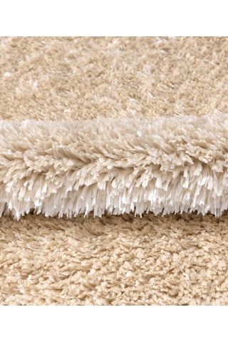 Koza Home Douro Shaggy 2li Banyo Paspası Bej Kaydırmaz Taban 60 X 100 - 50 Bej