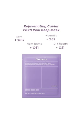 Defacto Biodance Rejuvenating Caviar PDRN Real Deep Mask- Cilt Yenileyici & Sıkılaştırıcı Maske H3472AXNS