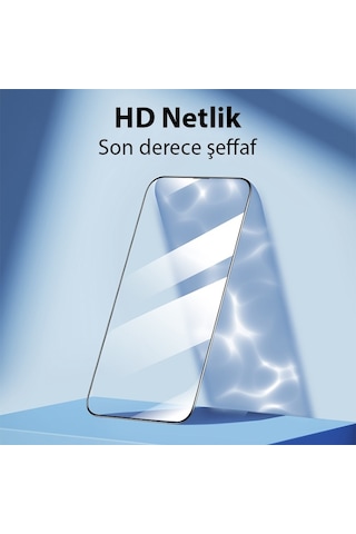 Ally Apple Uyumlu iPhone 14 Pro Full Hd Kırılmaz Cam Ekran Koruyucu