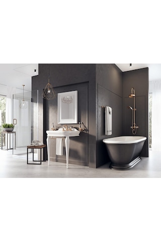 İtalyan Webert Karenina Banyo Bataryasi Altın-swarovsky Taşli-el Duşu Seti , Askisi Dahi L Krom