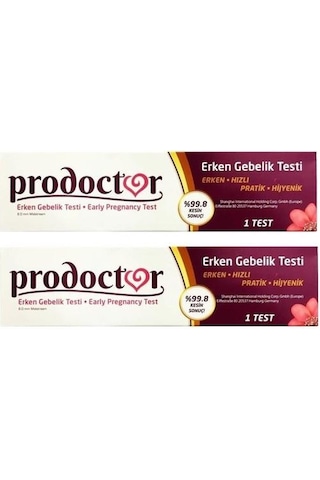 Prodoctor Erken Gebelik Testi 2 Adet Prodoctor Erken Gebelik Testi 2 Adet