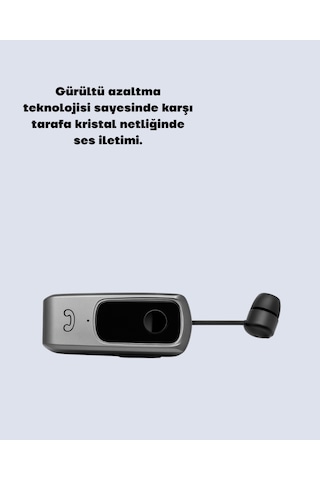 Geri - 26 - Çekilebilir Kablolu Bluetooth - Csmo-tex - İş Kulaklığı