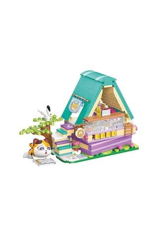 Kp28018 Keeppley Lovely Street - Calico Cat Comic House 324 Parça Yapım Seti