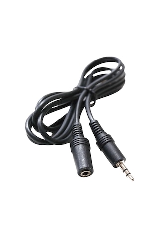 Tek-iş Aux Stereo Ses Aktarım Uzatma Kablosu 3.5mm Jak Erkek Dişi 1.5 Metre