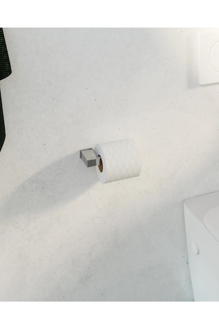 S-cube Tuvalet Kağıtlık, Açık - Krom Krom