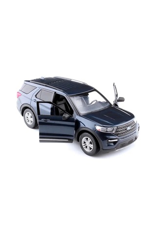 Lacivert 2022 Ford Explorer Xlt Replika - 1/24 Ölçek Motor Max Pres Döküm Modern Suv Koleksiyonluk Aracı Çok Renkli