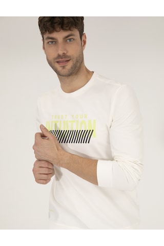 Pierre Cardin Erkek Ekru Sweatshirt 50262638-vr019 Ekru