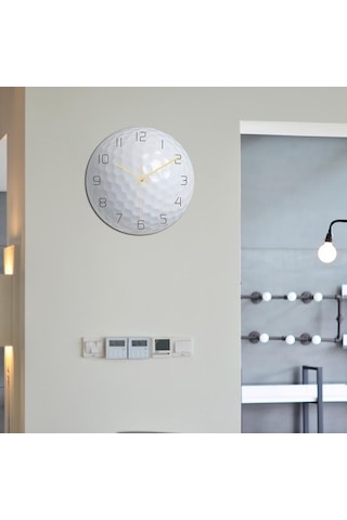 Pazly Yuvarlak Topu Suntek Spor Sessiz Saati Golf Golf Geçmeyen Duvar 12 '' Yj Çok Renkli