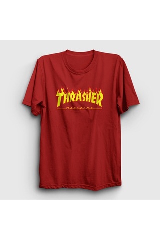 Noıssey Unisex Kırmızı Logo Thrasher T-shirt 277580tt