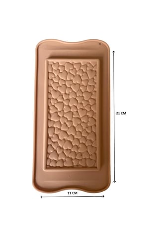 Silikon Çikolata Kalıbı Mini Kalp 21 11 Cm