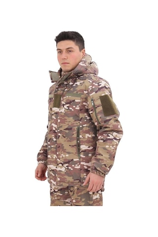 Grey Cat Single Sword Softshell Erkek Kışlık Parka Doğa Yürüyüşü Giysisi Rüzgârda Giyilen Outdoor Kıyafeti Çok Renkli