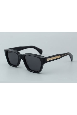 Leziff Montana Unisex Güneş Gözlüğü Siyah - Gold 21483339