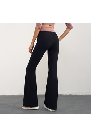 Butu Cx1597 Bootcut Nuls Free Yüksek Bel Genişletilmiş Egzersiz Yoga Taytı