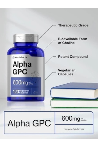 Alpha Gpc 600 Mg 120 Veg. Capsules