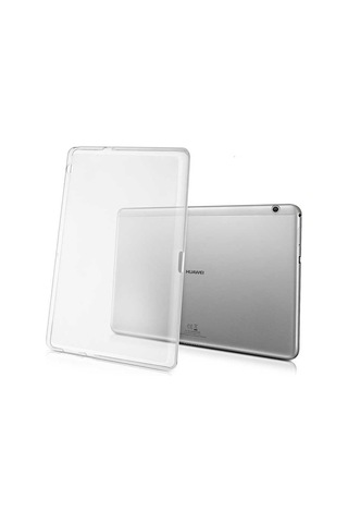 Matepad T3 10 Uyumlu Zore Tablet Süper Silikon Kapak-renksiz Tablet Kılıfı
