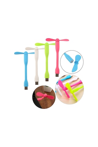 Powermaster Pm-20579 Taşınabilir Esnek Usb Mini Fan Vantilatör Powerbank Laptop Notebook Usb Uyumlu