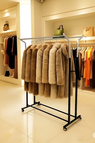 V Ayarlı 125 Cm En Çelik Konfeksiyon Elbise Askılık Tekerli Portatif E Raf Home Hanger Siyah