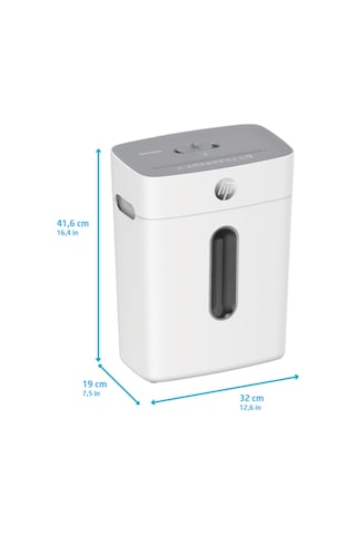 HP OneShred 8CC Evrak İmha Makinesi / Kağıt Kırpma Makinesi - Çapraz/konfeti kesim -5mm x 18mm-15lt