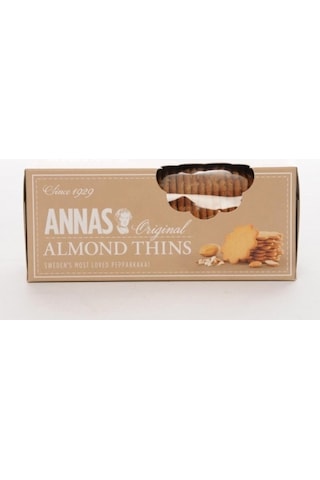 Annas Orginal Almond Thins Bademli Bisküvi-kurabiye 150 Gr 2 Adet