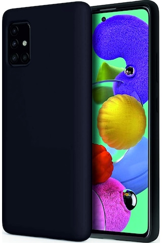 Samsung Galaxy Uyumlu A51 Kılıf Kamera Korumalı Silikon Rubber Arka Kapak Siyah Samsung Galaxy Uyumlu A51 Kılıf Kamera Korumalı Silikon Rubber Arka Kapak Siyah