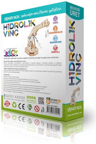 Stemist Box Hidrolik Vinç - Stem Eğitim Kiti