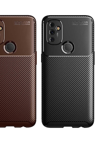 One Plus Nord N100 Kılıf Zore Negro Silikon Kapak Siyah