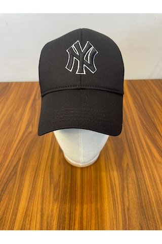 Hamze Ny New York Nakış Pamuk Unisex Beyzbol Cap Şapka Siyah
