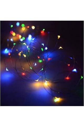 3Mt Karışık Renkli Pilli Peri Led Dekoratif Tel Led Işık