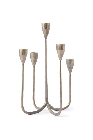 Yargıcı Metal 5li Şamdan 20x28 Cm 26knha1028n St