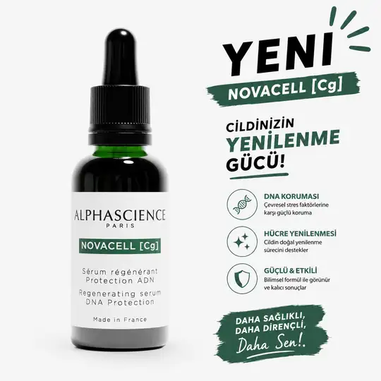 Novacell Cg İleri Düzey Yaşlanma Karşıtı Ve Longevity Serumu 30 Ml
