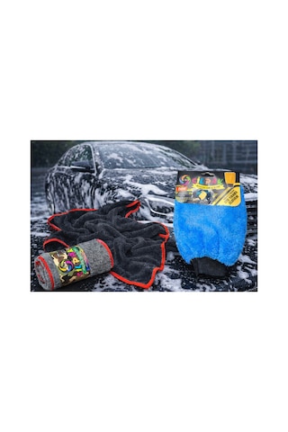 Silpak 60 90 Mikrofiber Oto Kurulama Bezi Ve Mikrofiber Yıkama Eldiveni