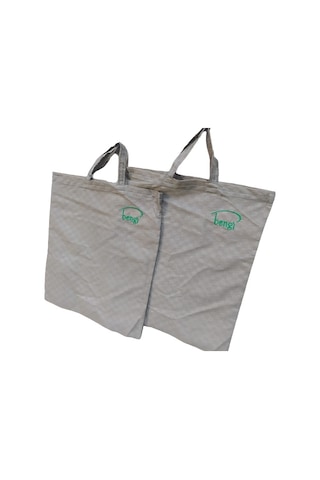 Pazar Çanta Döşemelik Kumaş Kareli Desen El Yapımı 30 kg Taşıma Kapasite 2 Adet