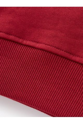 Gsstore Galatasaray Erkek Yarım Zip Hoodie E252107 Bordo