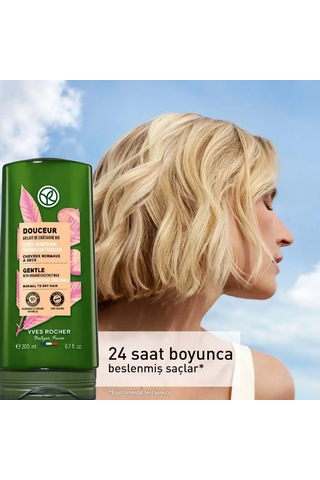 Yves Rocher Douceur Normal Kuru Saçlar İçin Besleyici Kolay Tarama Saç Kremi 200 ML