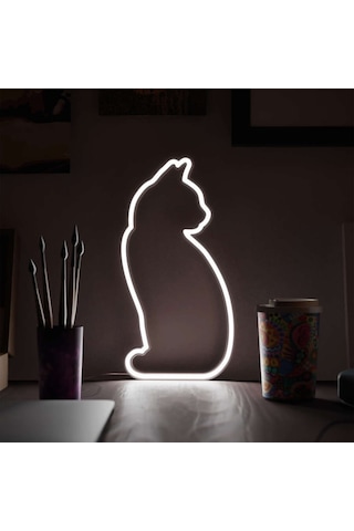 Just Mustard Cat Led Işık Çok Renkli