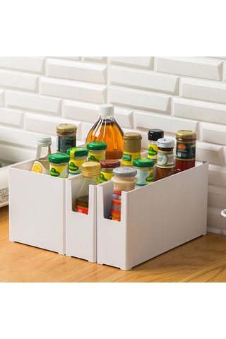 Geeroyoo Büyük Boy Mutfak Çekmecesi Ve Tezgah Organizasyon Kutusu, U Şekilli Tasarım İle Pratik Saklama Çözümü Diğer